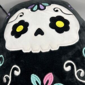 Embroidered Black Day of the Dead Squishmallows, Delfina, 12 inch